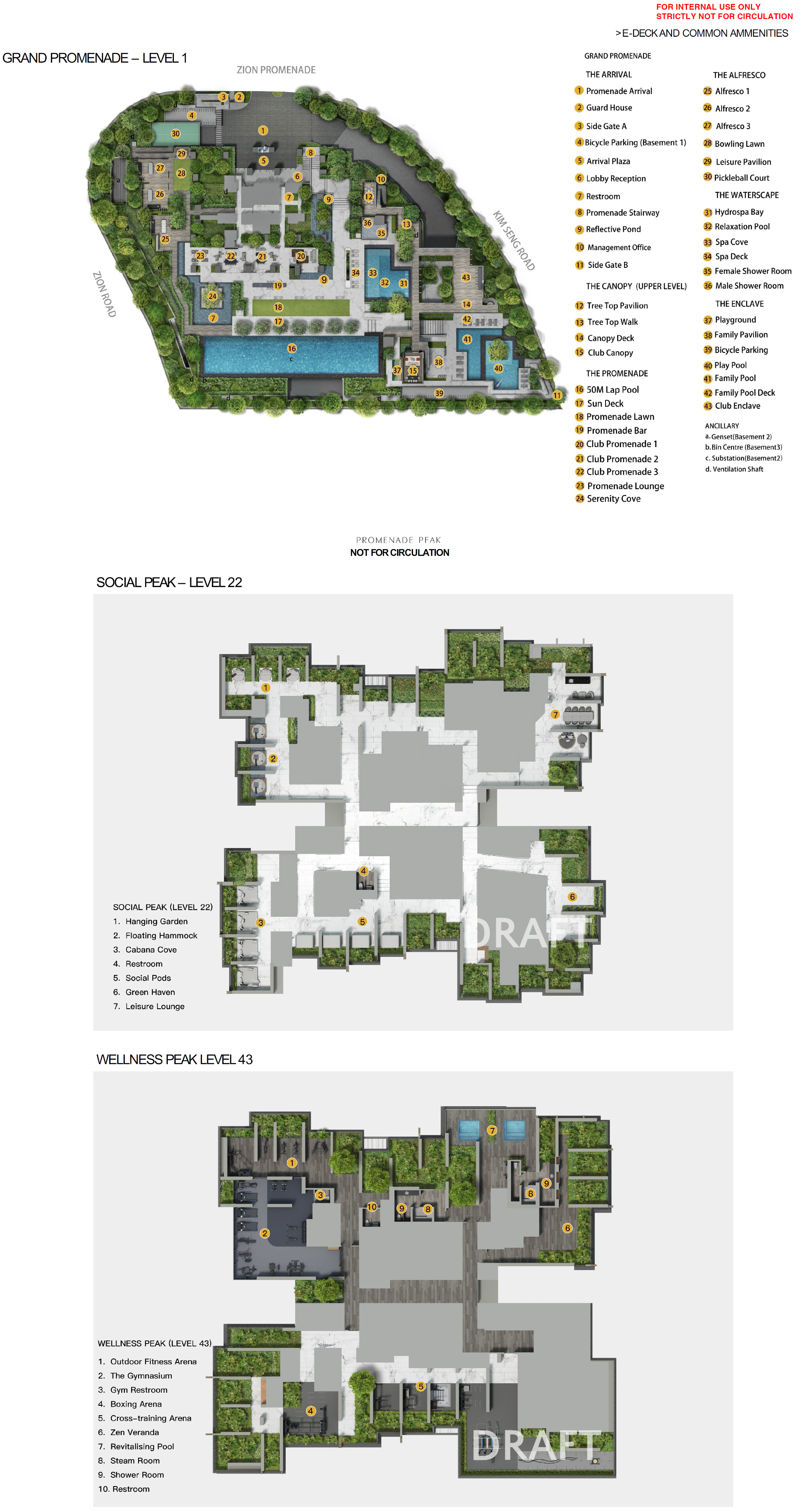 Promenade Peak Site Plan